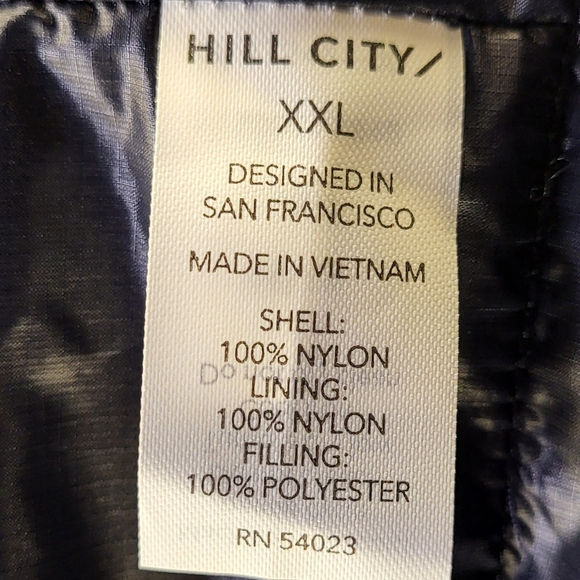 NWT Hill City Reversible Half Zip Puffer Water Repellant size XXL - Picture 8 of 9
